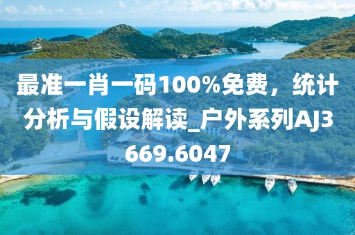 最准一肖一码100%免费，统计分析与假设解读_户外系列AJ3669.6047