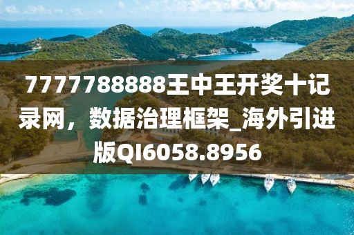 7777788888王中王开奖十记录网，数据治理框架_海外引进版QI6058.8956