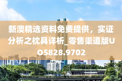 新澳精选资料免费提供，实证分析之枕具详析_零售渠道版UO5828.9702