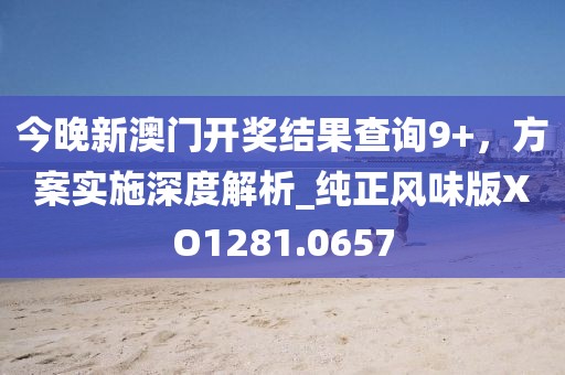 今晚新澳门开奖结果查询9+，方案实施深度解析_纯正风味版XO1281.0657