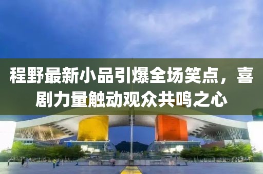 程野最新小品引爆全场笑点，喜剧力量触动观众共鸣之心