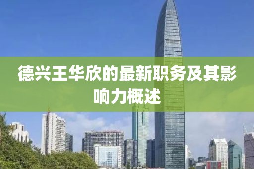 德兴王华欣的最新职务及其影响力概述