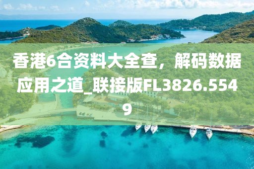 香港6合资料大全查，解码数据应用之道_联接版FL3826.5549