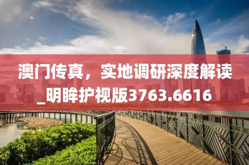 澳门传真，实地调研深度解读_明眸护视版3763.6616