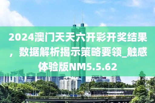 2024澳门天天六开彩开奖结果，数据解析揭示策略要领_触感体验版NM5.5.62