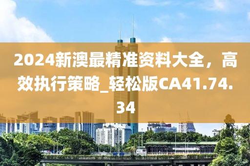 2024新澳最精准资料大全，高效执行策略_轻松版CA41.74.34