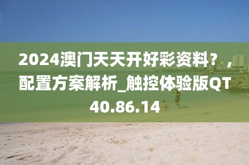 2024澳门天天开好彩资料？，配置方案解析_触控体验版QT40.86.14