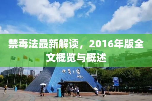 禁毒法最新解读，2016年版全文概览与概述
