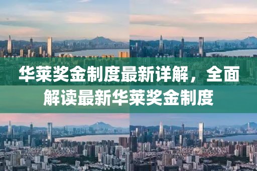 华莱奖金制度最新详解，全面解读最新华莱奖金制度