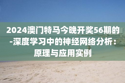 2024澳门特马今晚开奖56期的-深度学习中的神经网络分析：原理与应用实例