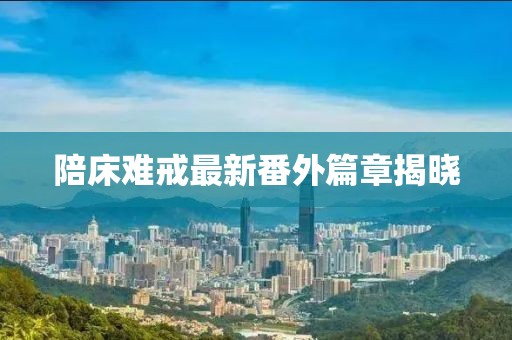 陪床难戒最新番外篇章揭晓