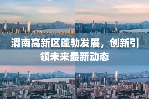 渭南高新区蓬勃发展，创新引领未来最新动态