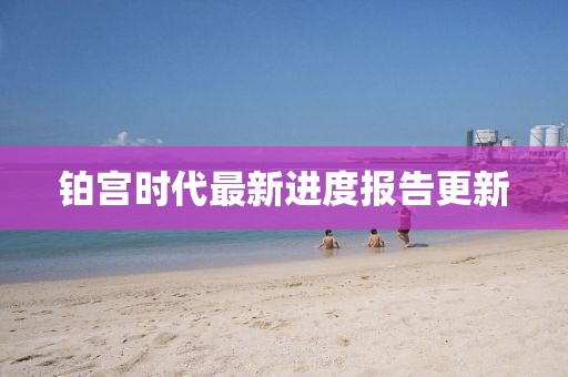 铂宫时代最新进度报告更新