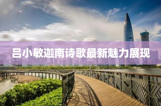 吕小敏迦南诗歌最新魅力展现