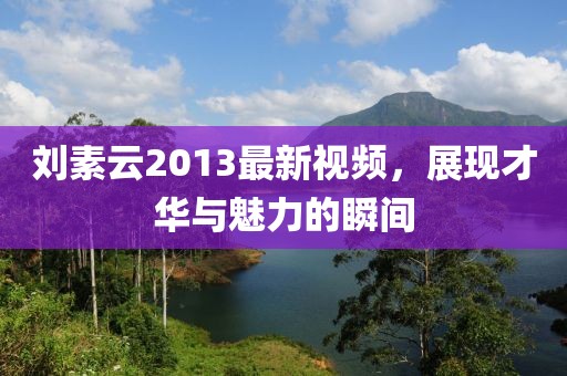 刘素云2013最新视频，展现才华与魅力的瞬间