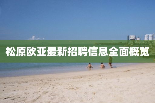 松原欧亚最新招聘信息全面概览