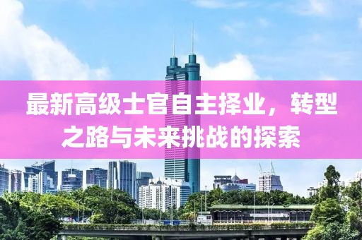 最新高级士官自主择业，转型之路与未来挑战的探索