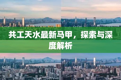 共工天水最新马甲，探索与深度解析