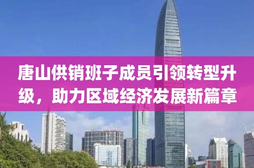 唐山供销班子成员引领转型升级，助力区域经济发展新篇章