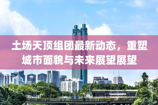 土场天顶组团最新动态，重塑城市面貌与未来展望展望