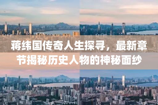 蒋纬国传奇人生探寻，最新章节揭秘历史人物的神秘面纱