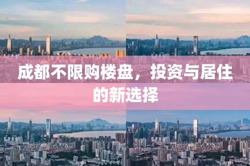 成都不限购楼盘，投资与居住的新选择