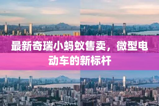 最新奇瑞小蚂蚁售卖，微型电动车的新标杆