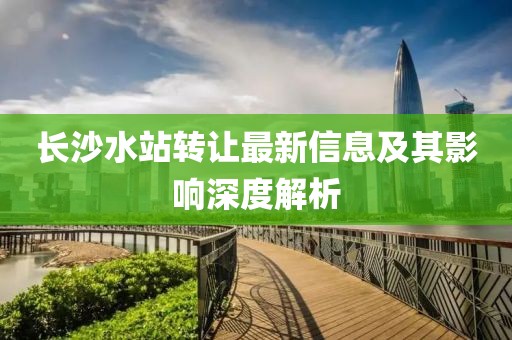 长沙水站转让最新信息及其影响深度解析