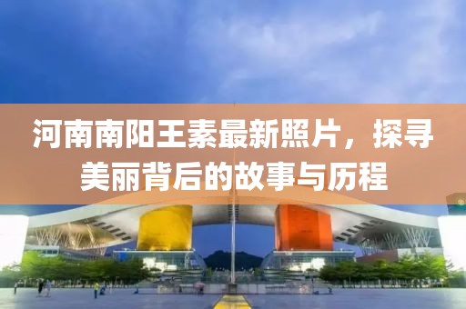 河南南阳王素最新照片，探寻美丽背后的故事与历程