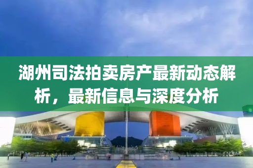 湖州司法拍卖房产最新动态解析，最新信息与深度分析