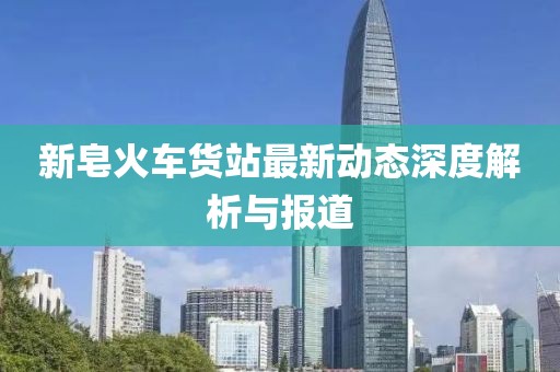 新皂火车货站最新动态深度解析与报道