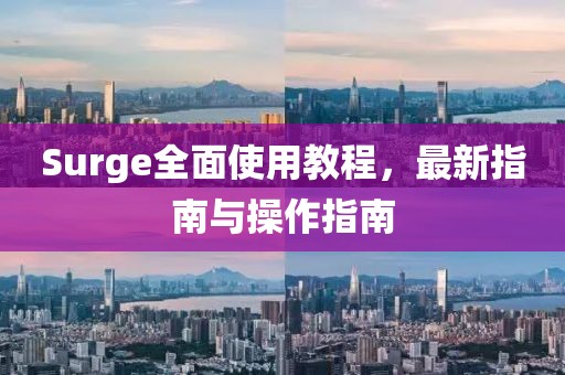 Surge全面使用教程，最新指南与操作指南