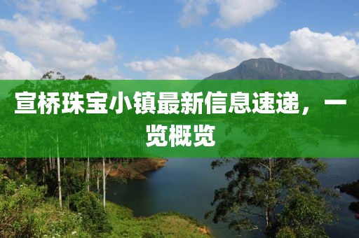 宣桥珠宝小镇最新信息速递，一览概览