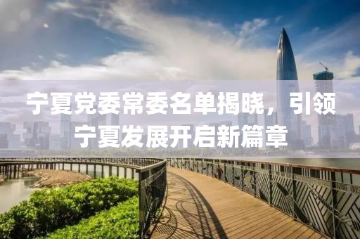 宁夏党委常委名单揭晓，引领宁夏发展开启新篇章