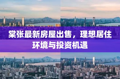 棠张最新房屋出售，理想居住环境与投资机遇