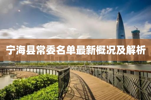 宁海县常委名单最新概况及解析