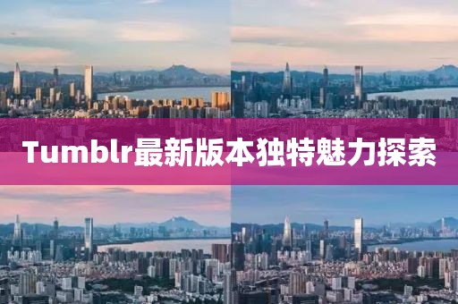 Tumblr最新版本独特魅力探索
