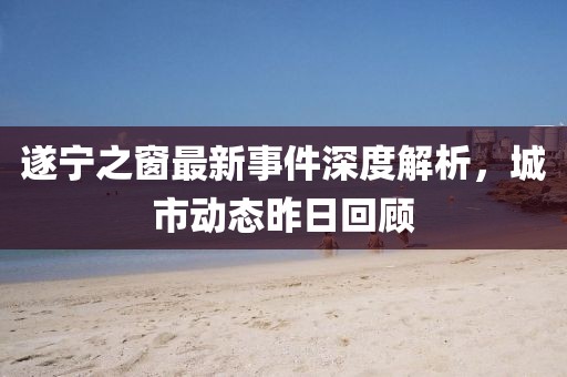 遂宁之窗最新事件深度解析，城市动态昨日回顾