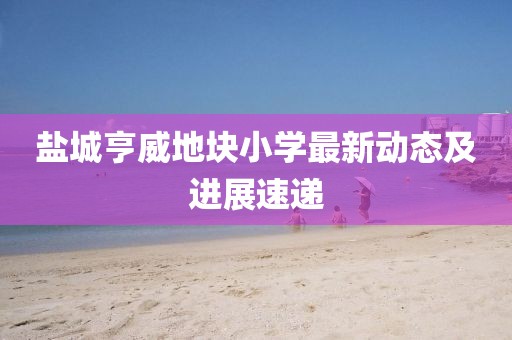 盐城亨威地块小学最新动态及进展速递