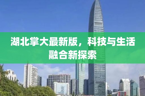 湖北掌大最新版，科技与生活融合新探索