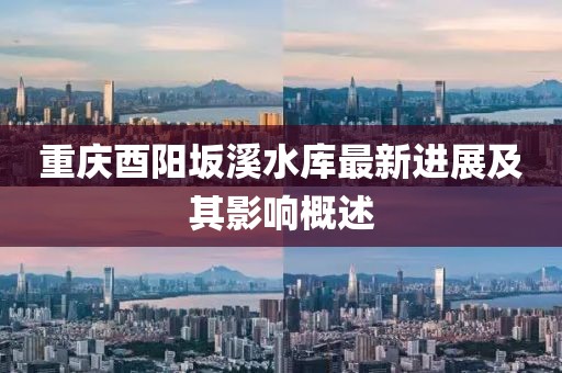 重庆酉阳坂溪水库最新进展及其影响概述