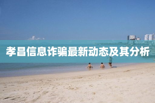 孝昌信息诈骗最新动态及其分析