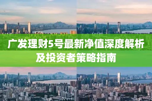 广发理财5号最新净值深度解析及投资者策略指南