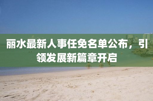 丽水最新人事任免名单公布，引领发展新篇章开启