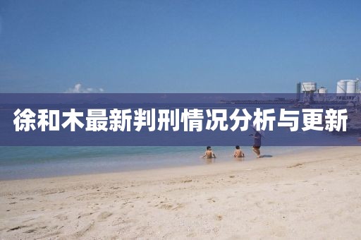 徐和木最新判刑情况分析与更新