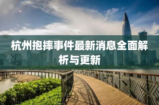 杭州抱摔事件最新消息全面解析与更新