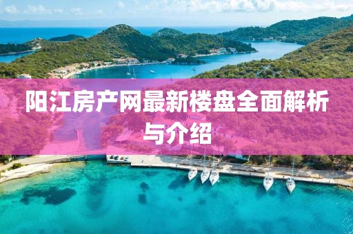 阳江房产网最新楼盘全面解析与介绍