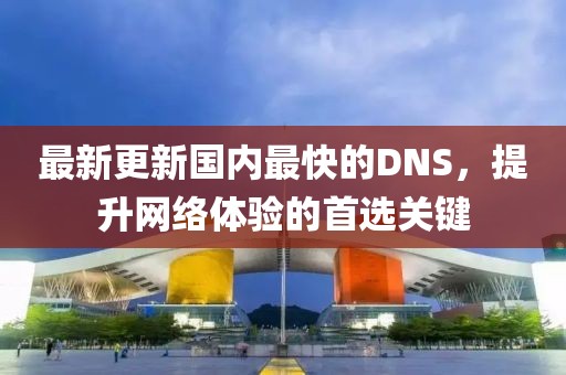 最新更新国内最快的DNS，提升网络体验的首选关键