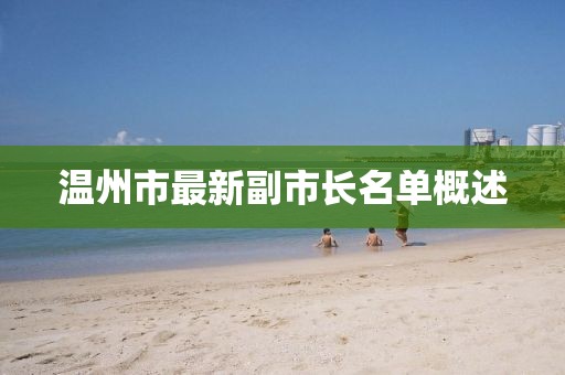 温州市最新副市长名单概述