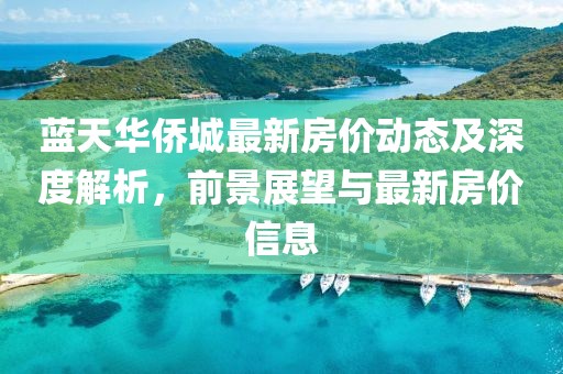 蓝天华侨城最新房价动态及深度解析，前景展望与最新房价信息